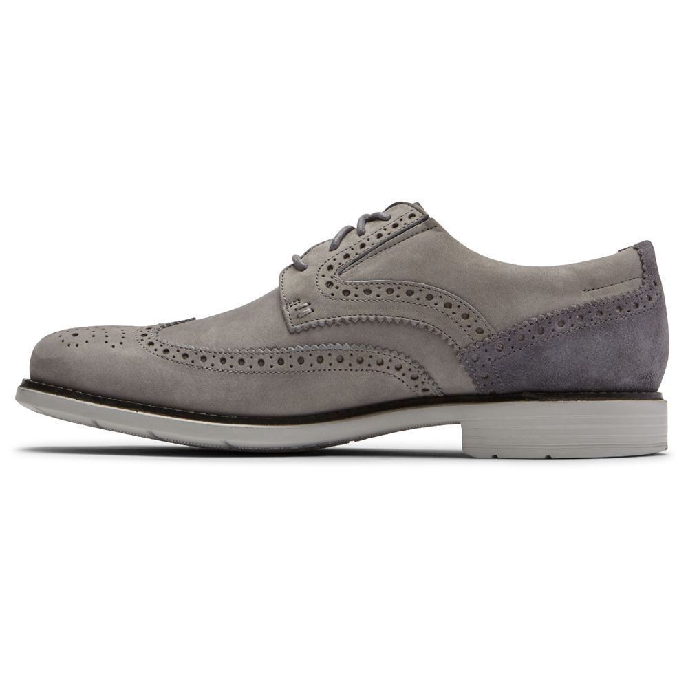 Rockport Sneakers For Mens Grey - Total Motion Classic Dress Wingtip - OD3217495